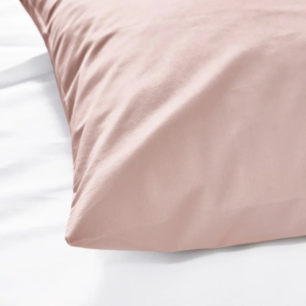 Soft Pale Pink Pillowcase Set - Pack of 2